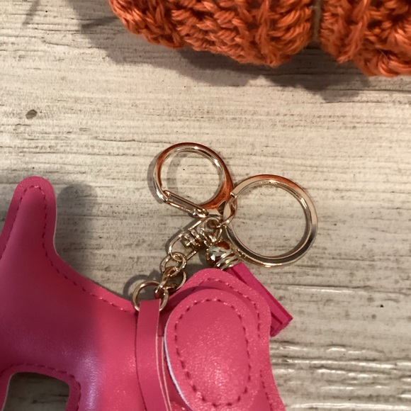 Pink Dog-Shaped Keychain and purse charm - Picture 3 of 7